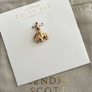 NWT Kendra Scott Elephant Charm- Rose gold